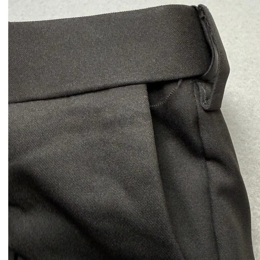 Haggar Men's Cool 18 PRO Expandable Waist Dress Pants black 42x32 $70